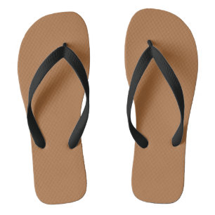 Copper Solid Plain Colour Flip Flops