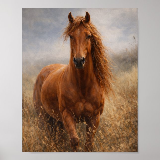 Copper Spirit | Chestnut Horse | Poster (Front)