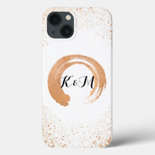 copper Spray Wedding Collection Gifts iPhone 13 Case