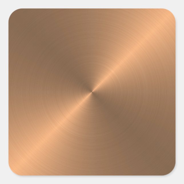 Copper Square Sticker (Front)