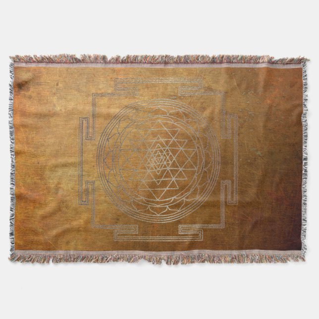 Copper Sri Yantra - Blanket (Front)