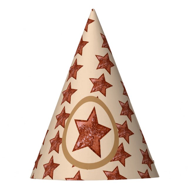 copper star party hat (Front)