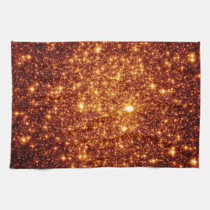 Copper Stars Tea Towel