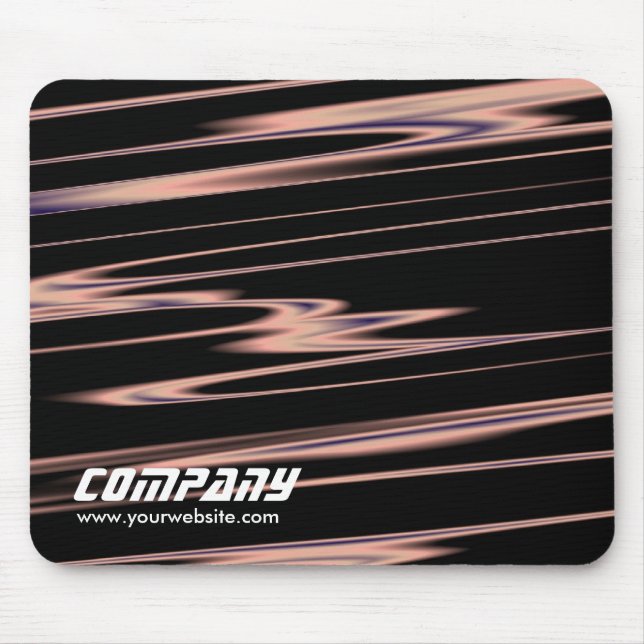 Copper Strands Abstract, Business Mouse Mat (Front)