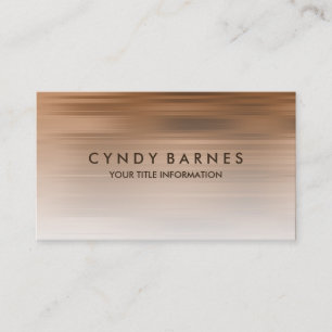 Copper Stripe Business Card