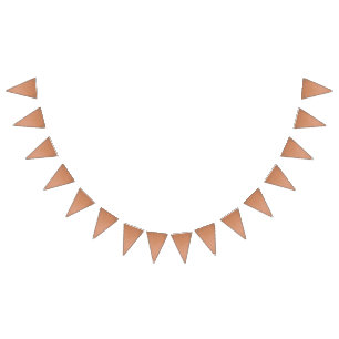 Copper stripes design bunting