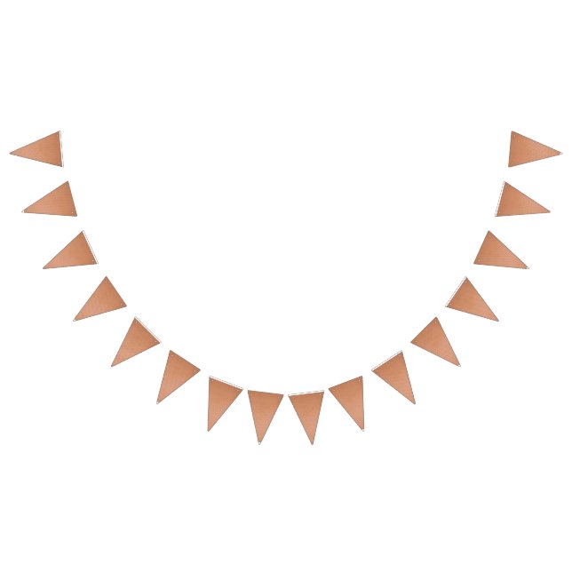 Copper stripes design bunting  (All)