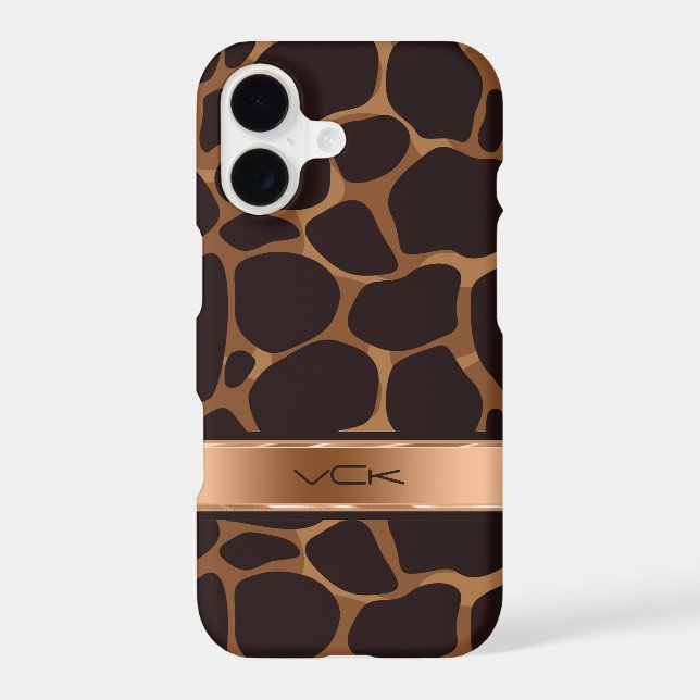 Copper Tones Leopard Animal Print (Back)