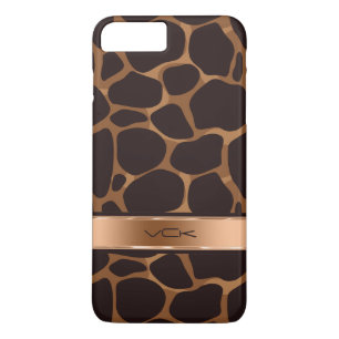 Copper Tones Leopard Animal Print iPhone 8 Plus/7 Plus Case