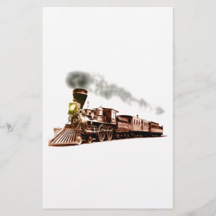 Copper Train Stationery