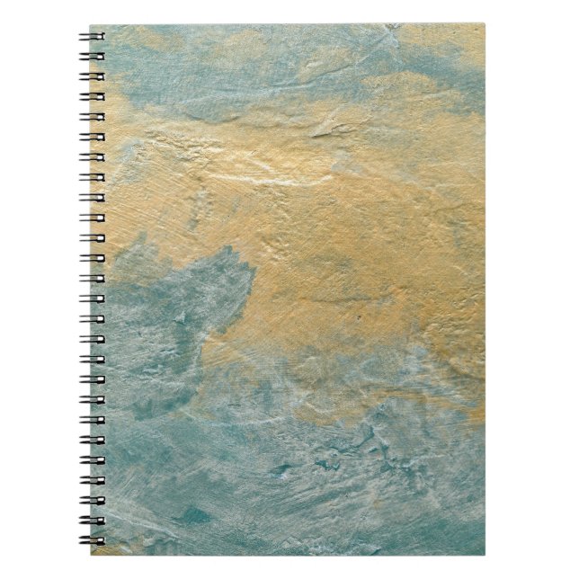 Copper Turquoise Faux Finish Notebook (Front)