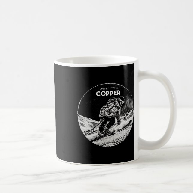 Copper United States Ski Skiing Skier _2  Coffee Mug (Right)