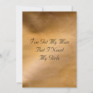 Copper Wedding Invitation