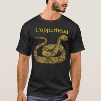 Copperhead Snake Venomous Pit Viper Reptile T-Shirt