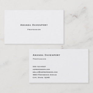Copperplate Font Business Card Template