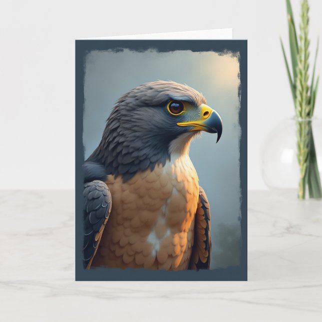 Coppery Bird Fathers Day Card (Front)