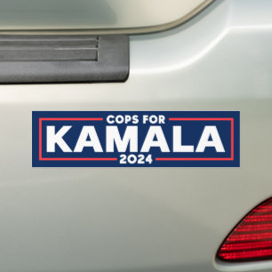 Cops for Kamala Harris 2024 Bumper Sticker