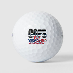 Cops-For-Trump Golf Balls