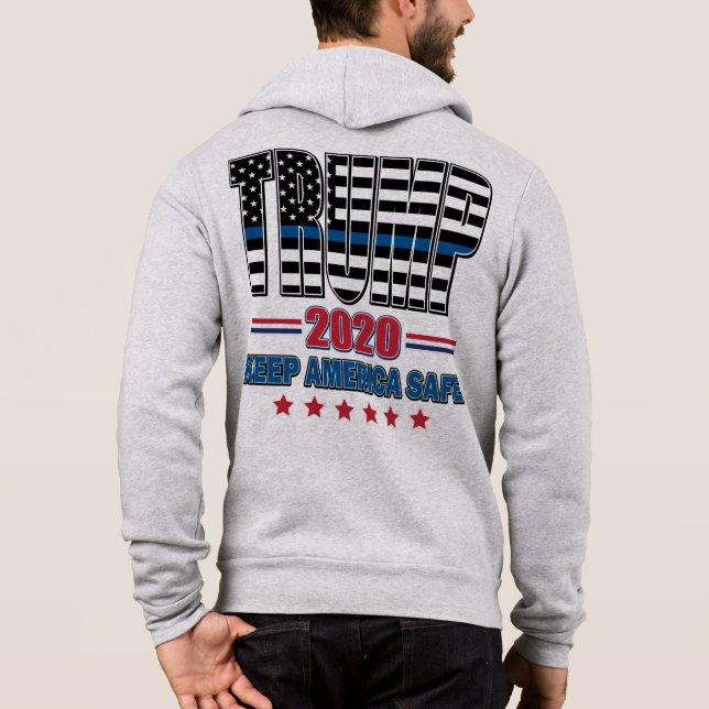 Cops-For-Trump Hoodie (Back)