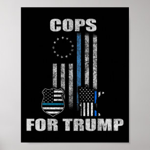 Cops For Trump Support Police Union Minnesota Vers Poster