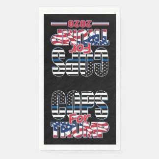 Cops for Trump - Trump 2020 Napkin