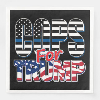 Cops for Trump - Trump 2020 Napkin