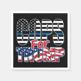 Cops For Trump - Trump 2020 Napkin