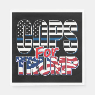 Cops for Trump - Trump 2020 Napkin