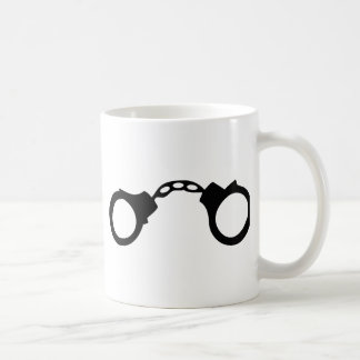 cops handcuffs coffee mug