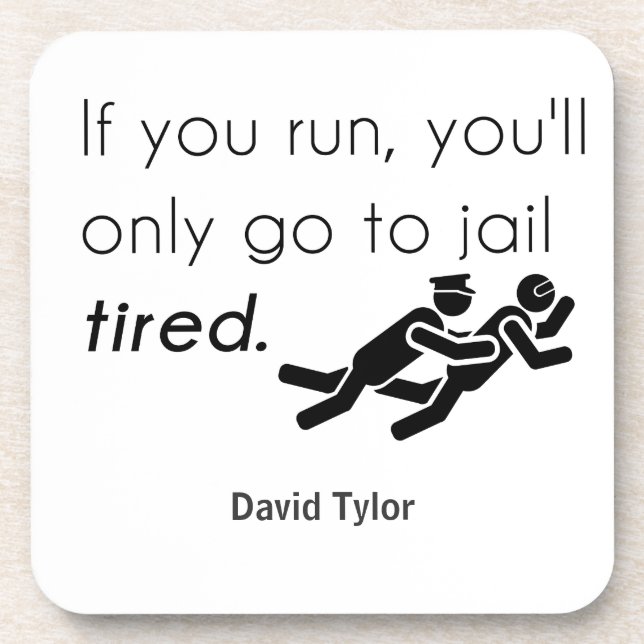 Cops Jokes Coaster (Front)