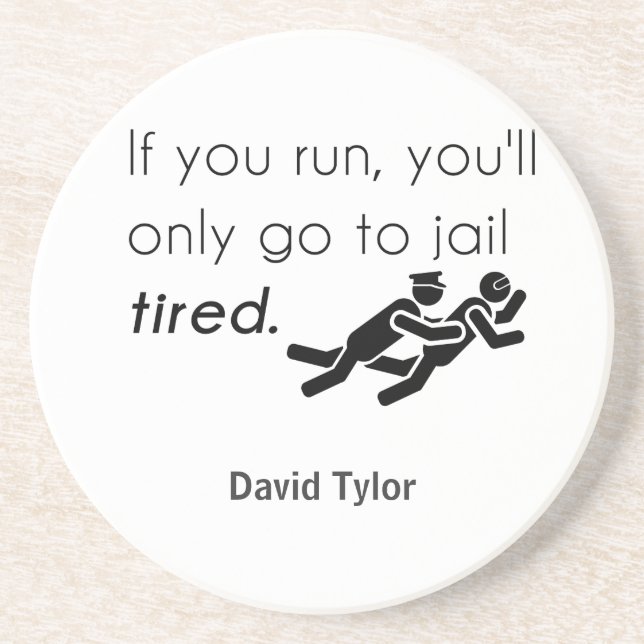 Cops Jokes Coaster (Front)