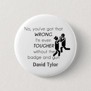 Cops Jokes Gifts 6 Cm Round Badge