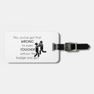 Cops Jokes Gifts Luggage Tag
