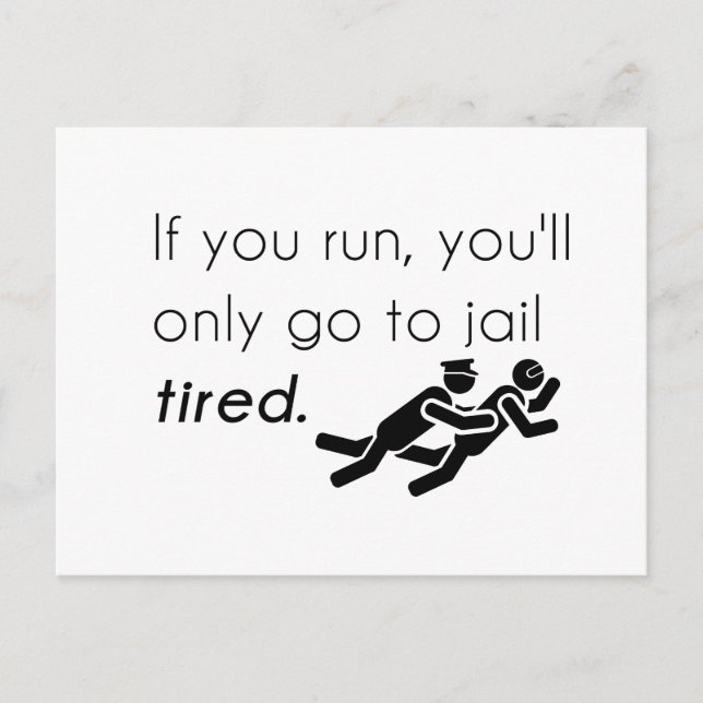 Cops Jokes Postcard (Front)