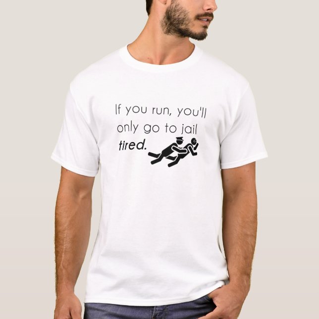 Cops Jokes T-Shirt (Front)