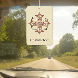 Coptic Cross Car Air Freshener
