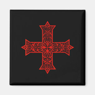 Coptic Cross Coptic Orthodox Church Eastern Christ Magnet
