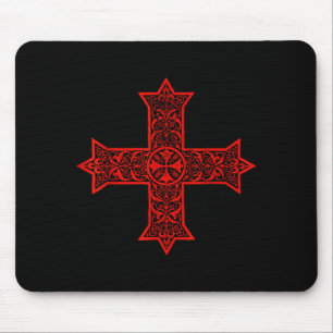 Coptic Cross Coptic Orthodox Church Eastern Christ Mouse Mat