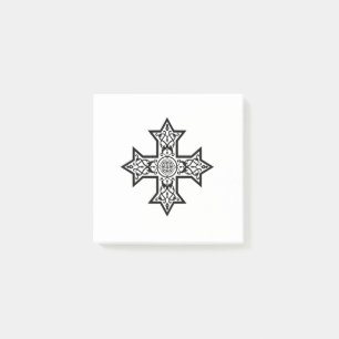 Coptic Cross Post-it Notes