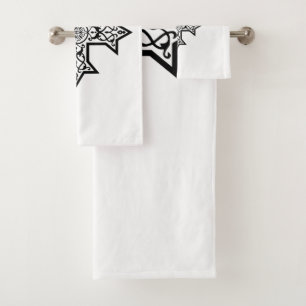 Coptic Cross Premium Fine Art Bath Towel Set