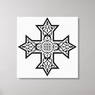 Coptic Cross Premium Fine Art Canvas Print