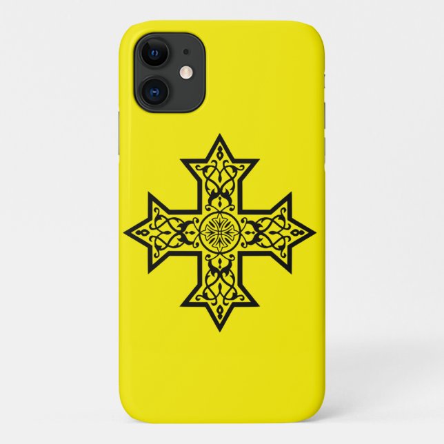 Coptic Cross Premium Fine Art Case-Mate iPhone Case (Back)
