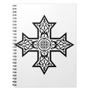 Coptic Cross Premium Fine Art Notebook