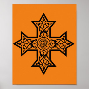 Coptic Cross Premium Fine Art Poster