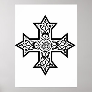 Coptic Cross Premium Fine Art Poster