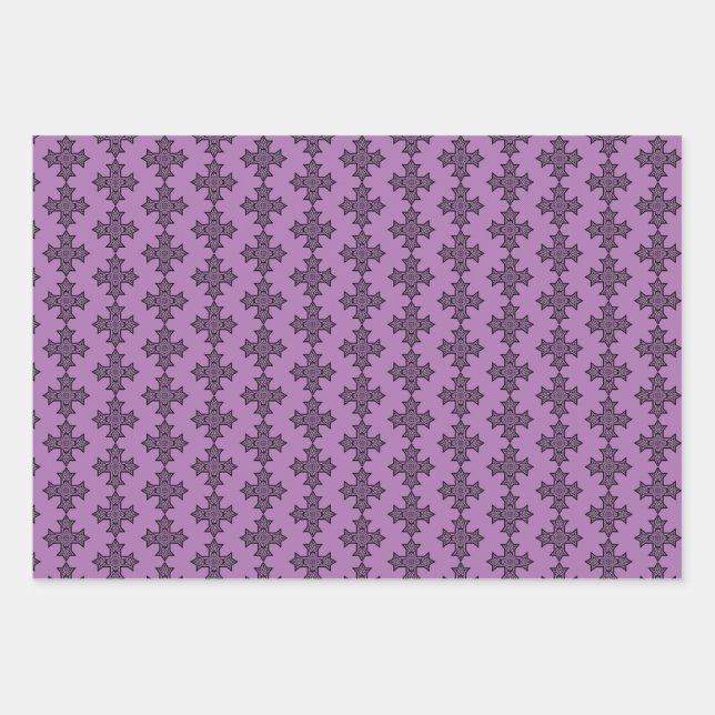 Coptic Cross Premium Fine Art Wrapping Paper Sheet (Front)