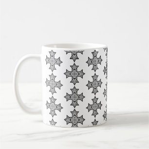 Coptic Cross Symbol of Egyptian Christianity Coffee Mug