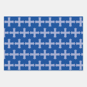 Coptic Cross Symbol of Egyptian Christianity Wrapping Paper Sheet