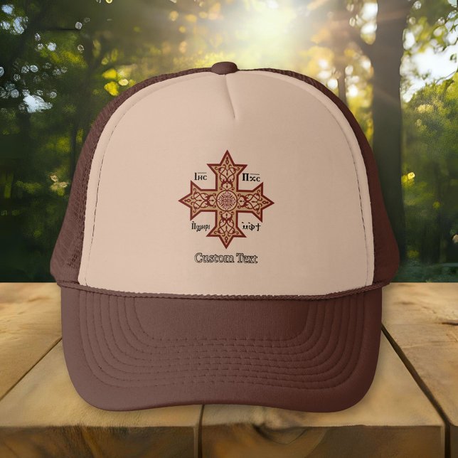 Coptic Cross Trucker Hat (Creator Uploaded)