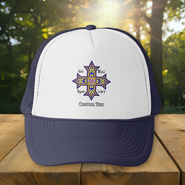 Coptic Cross Trucker Hat (Creator Uploaded)